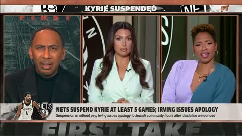 Kevin Durant clarifies his statements made on Kyrie Irving's situation | First Take