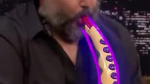 Jack Black kicking ass on his sax