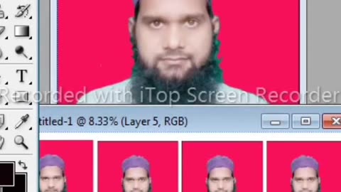 adobe photoshop image ready editing|| passport size photo edit kre 1minat me #shortvideo #adobe