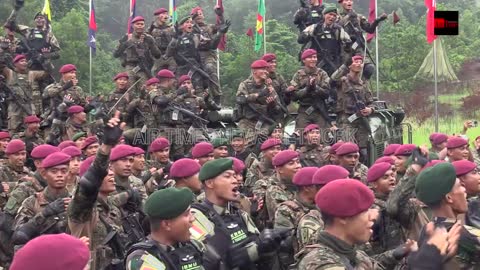 Eks LINUD MALINDO 2022: Teriakan perang tentera elit Malaysia-Indonesia