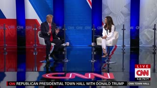 CNN Republican Presidential Town Hall with Donald Trump