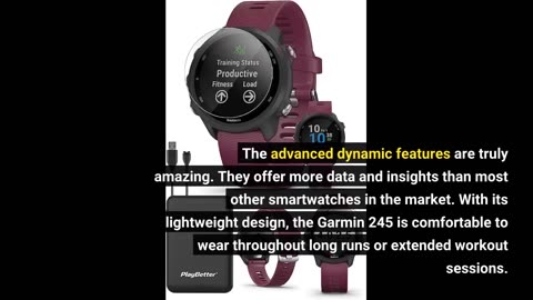 Customer Comments: Garmin Forerunner 245 Music, GPS Running Smartwatch with Music and Advanced...