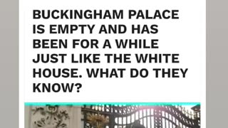 Buckingham Palace is Empty