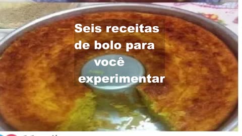 SEIS RECEITAS DE BOLO