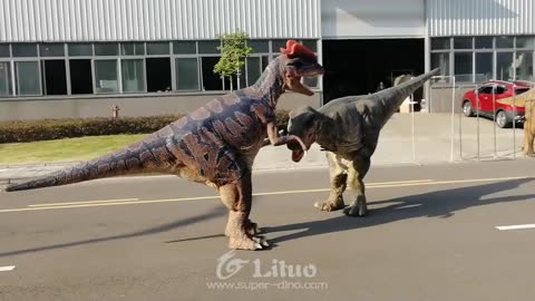 Dilophosaurus vs TREX Jurassic World Evolution - 2022