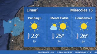 EL TIEMPO EN LA REGIÓN - MIÉRCOLES 15 DE NOVIEMBRE