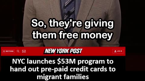 NYC Starts Handing Out Pre-Paid Credit Cards to Migrants