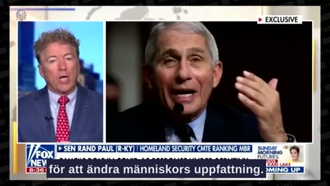 Fauci förhörs om sina lögner av Senator Rand Paul i Redacted med Natalie & Clayton