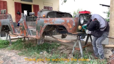 Full restoration ancient UAZ 469 | Restoring and repair antique uaz 469 cars