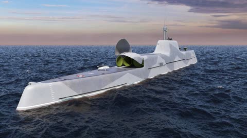 "Strazh" is a project of a submersible patrol ship developed by the Rubin Design Bureau