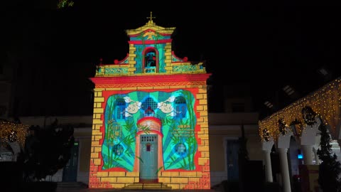 intermission - Chapel of St. Francis Xavier - iluminar Macau. Light Up Macao 2022