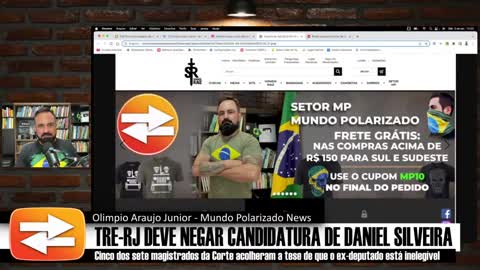 AO VIVO - TRE forma maioria para NEGAR CANDIDATURA de Daniel Silveira - by Mundo Polarizado