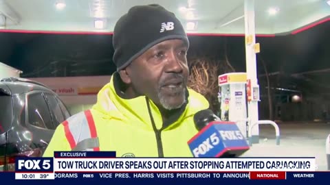 WATCH: Heroic Tow Truck Driver Foils Violent Carjacking, Saves Senior In DC