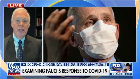 Senator Ron Johnson Pledges to Hold Fauci Accountable for the Societal Damage Caused by His Policies