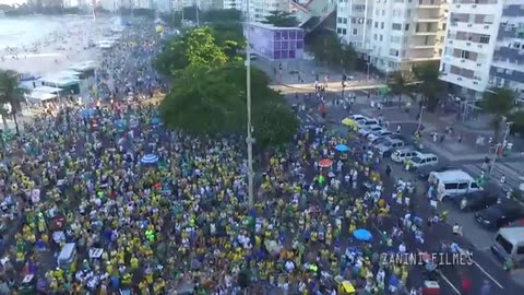 Cobertura Manifestação em Copacabana dia 17/03/2016 a favor do impeachment