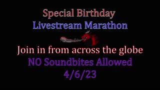Birthday Special Livestream Marathon - Teaser