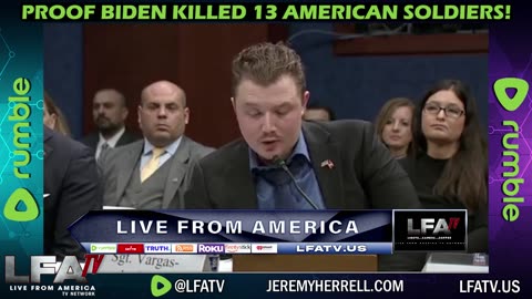 LFA TV CLIP: BIDEN KILLED 13 AMERICAN SOLDIERS!