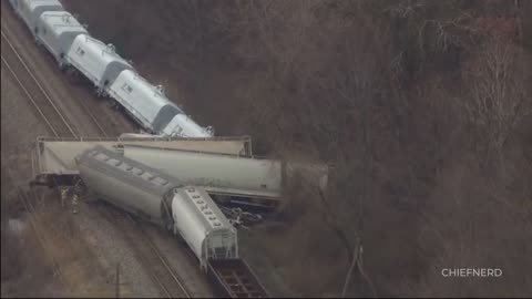 Breaking: Another day, another train derailment carrying toxic chemicals in USA