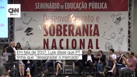 Redes resgatam fala de Lula contra o mercado: "Tem que desagradar"