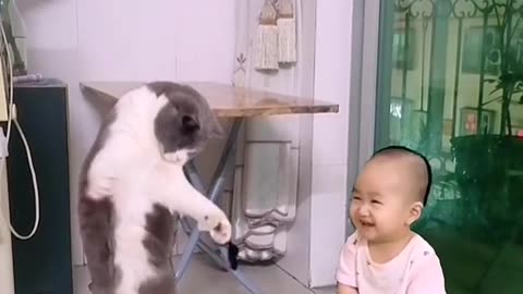 Cute Baby With Funny