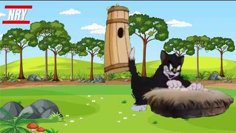 Tom and Jerry and the cockfight