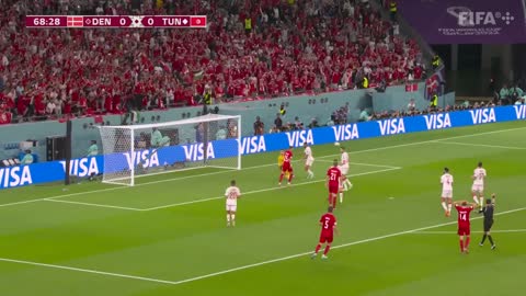 Eriksen returns in hard-fought clash _ Denmark v Tunisia highlights _ FIFA World Cup Qatar 2022