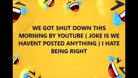 WE HAVE BEEN SHUTDOWN! JOKE IS WE NEVER POSTED ANYTHING!