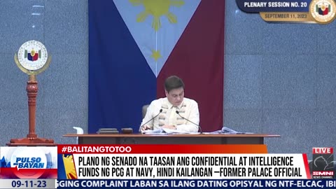 Plano ng Senado na taasan ang confidential at intelligence funds ng PCG at Navy, hindi kailangan