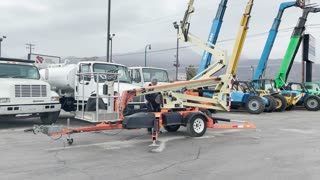 Towable Articulating Boom Lift 2013 JLG T350 35' Electric Manlift Tow Behind
