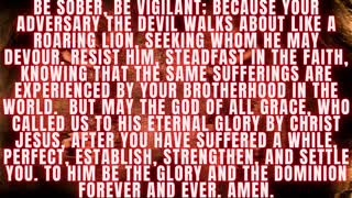 BE STRONG AND ENDURE TO THE END. TRUST IN THE LORD. THE LORD HAS A PLAN. 🙏