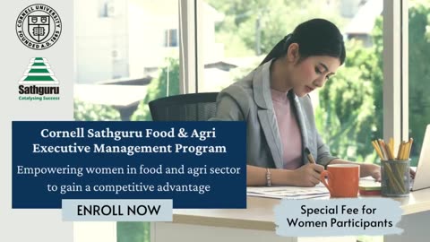 Cornell Sathguru Food and Agri Executive Management Program