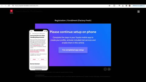 Connecting your phone to a new Toyota
