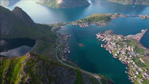 lofoten islands is an archipelago in the county of nordland norway-