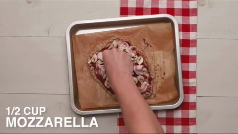 Bacon Mushroom Pizza Short