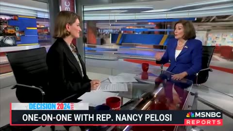 Pelosi is shocked that an MSNBC host would dare call her out and brands her a “Trump apologist