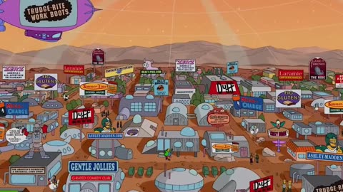 Simpsons The Future of Mars Colonization According to Elon Musk's Journey to The Red Planet