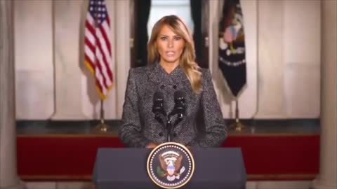 First Lady Melania Trump gives farewell address to the American people.