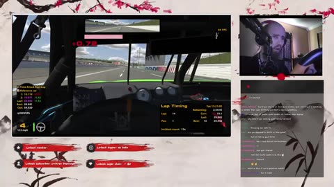 Cyraxx live on YT. "I RACING NASCAR TIME ATTACK practice". 5/12/2024.