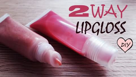 DIY: 2WAY EASIEST LIPGLOSS ever...