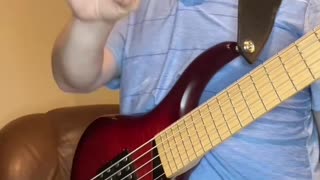 How to play pinch harmonics on Bass