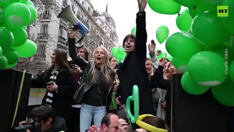 Pro-life rally in Madrid, Spain