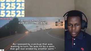 REACTING TO BEST OF SEMI-TRUCK CRASHES COMPILATION 2024