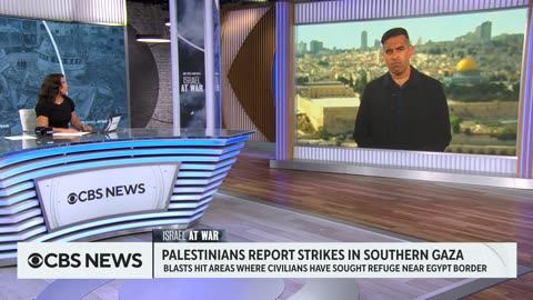Deadly aftermath of Israeli airstrike in southern Gaza witnessed by CBS News crew