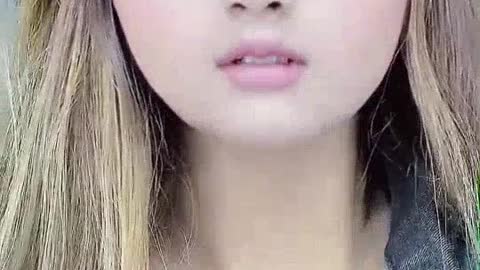 Beautiful girl expression in face.
