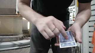 Cool magic trick with cards. Three-card Monte