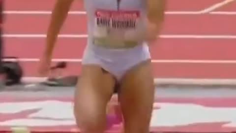 Tara DAVIS wins long jump Boston 2024