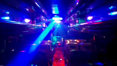 Indian Tourist Bus with DJ Light System