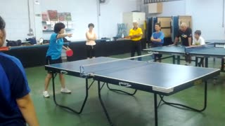 Training table tennis