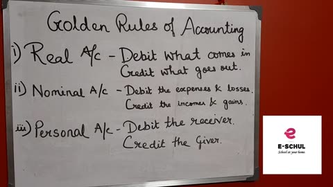 Golden Rules of Accounting- Part 2