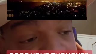 Somebody else took the video of the lights above Gaza👀